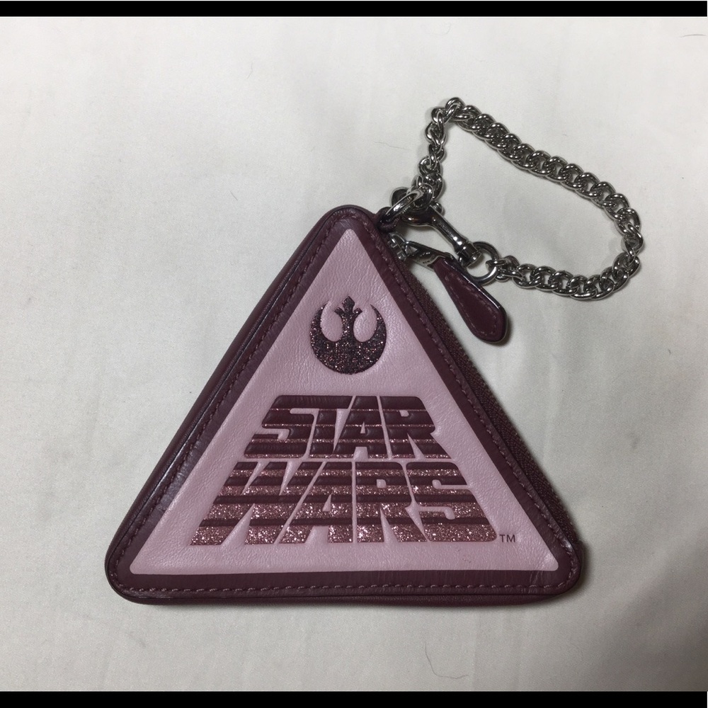Coach X Star Wars Rebel Alliance Triangle Chain Purse Charm F88489